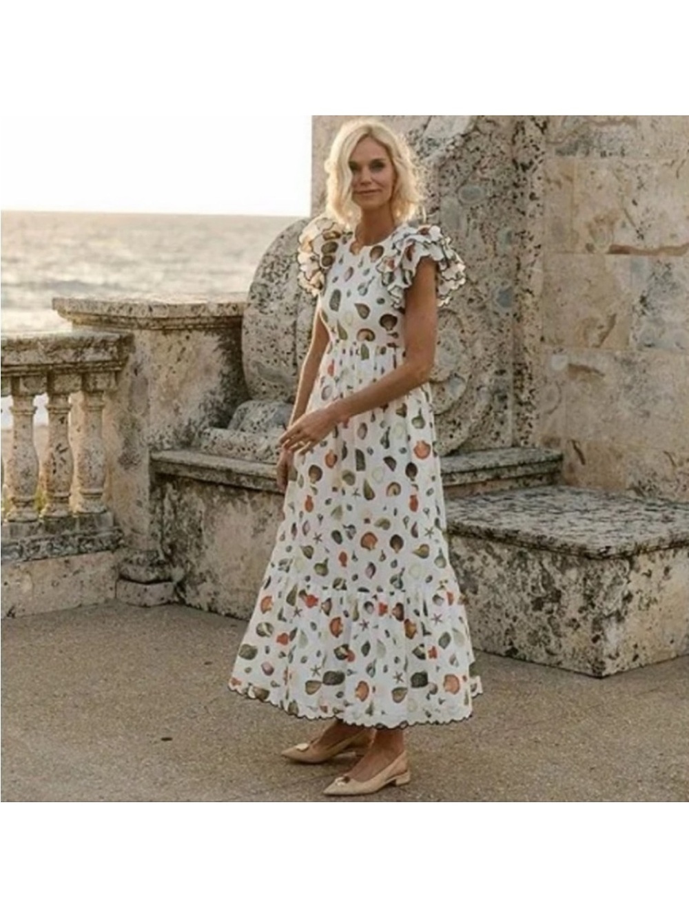 Antonio Melani x Jennifer Sumko Seashell dress